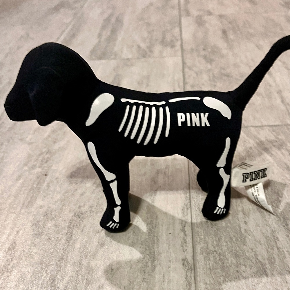 PINK rare skeleton dog